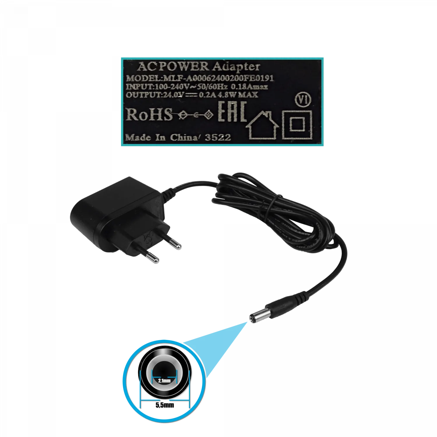 Convertidor MikroTik RBFTC11 SFP PoE 12-57V Exterior inc24V 6