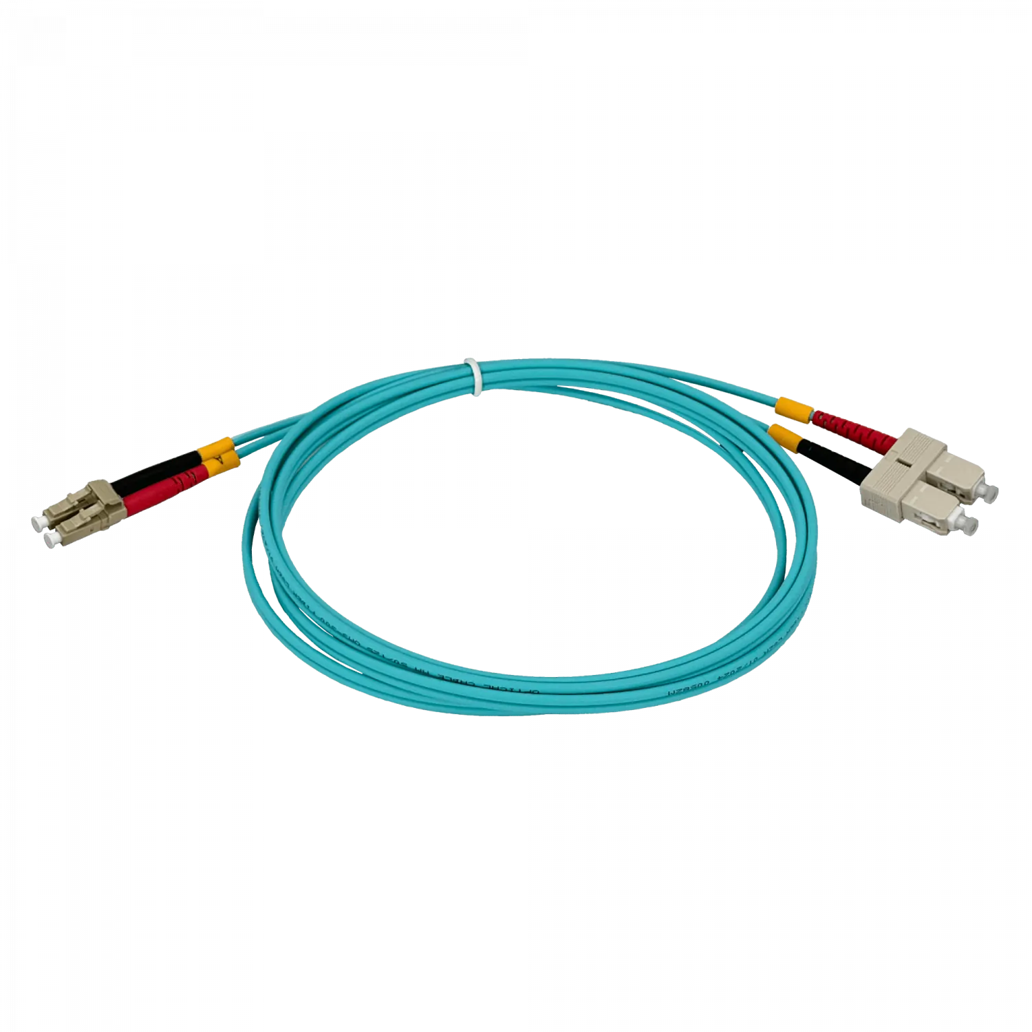 2mt LC-SC OM3 MultiModo MM Duplex Jumper Fibra 50/125um 3.0mm LSZH 3
