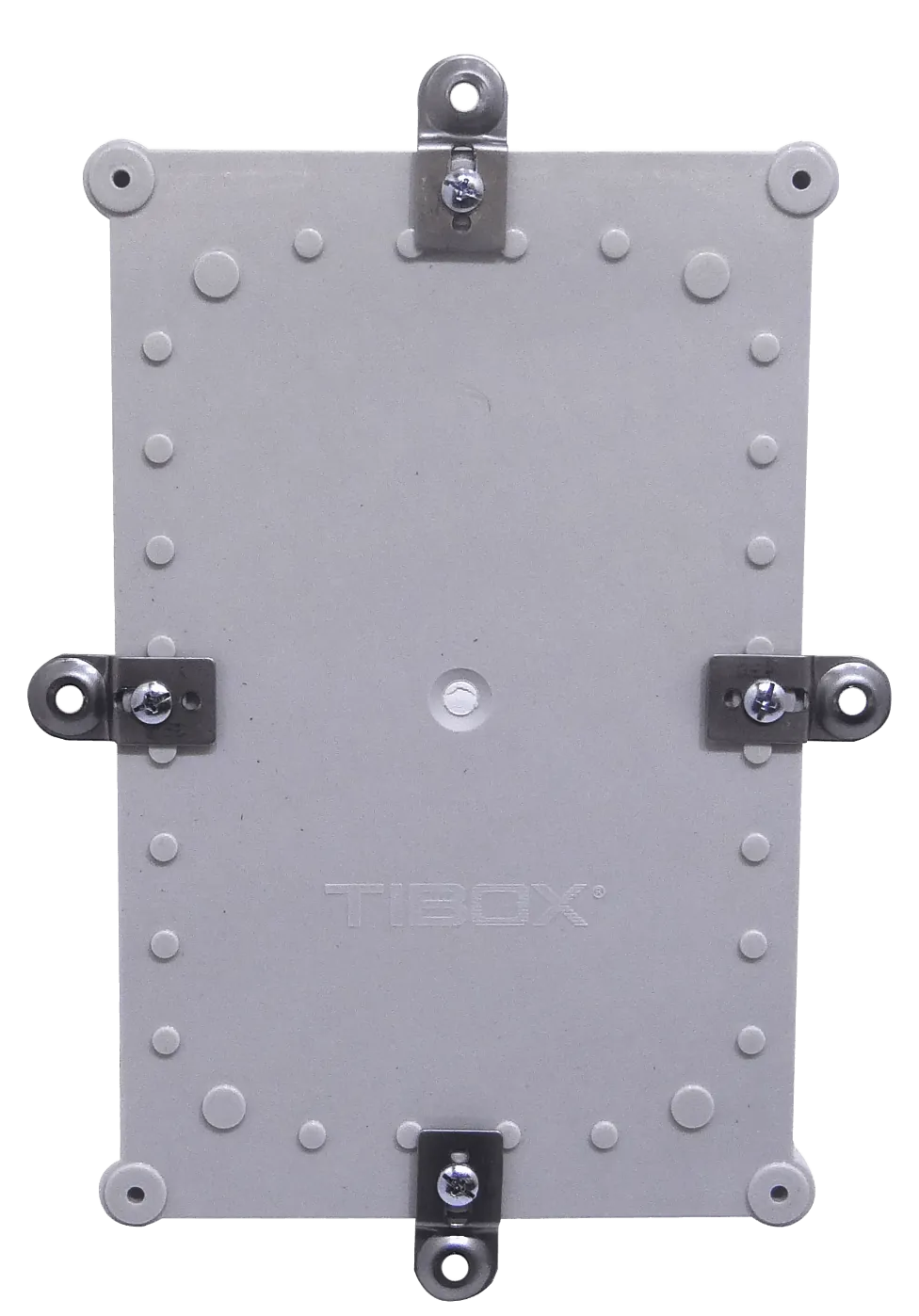 Caja plastica Tibox TJ-AG-2819 280x190x130mm gris IP66 RoHS con placa 3