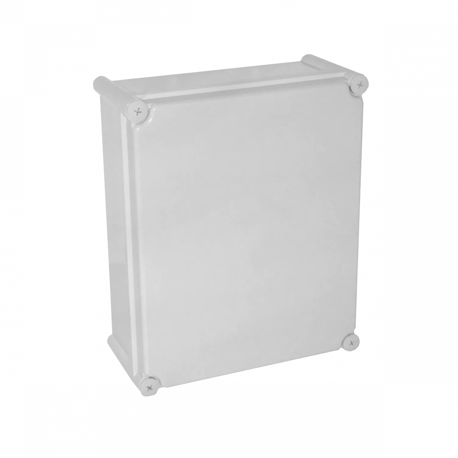 Caja Plástica TIBOX TJ-AG-3428, 340x280x130mm, Gris, IP66 con Placa 1