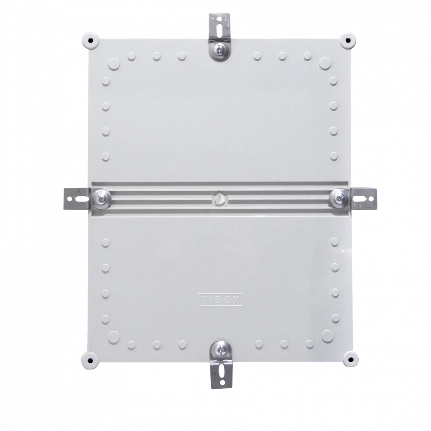 Caja Plástica TIBOX TJ-AG-3428, 340x280x130mm, Gris, IP66 con Placa 2