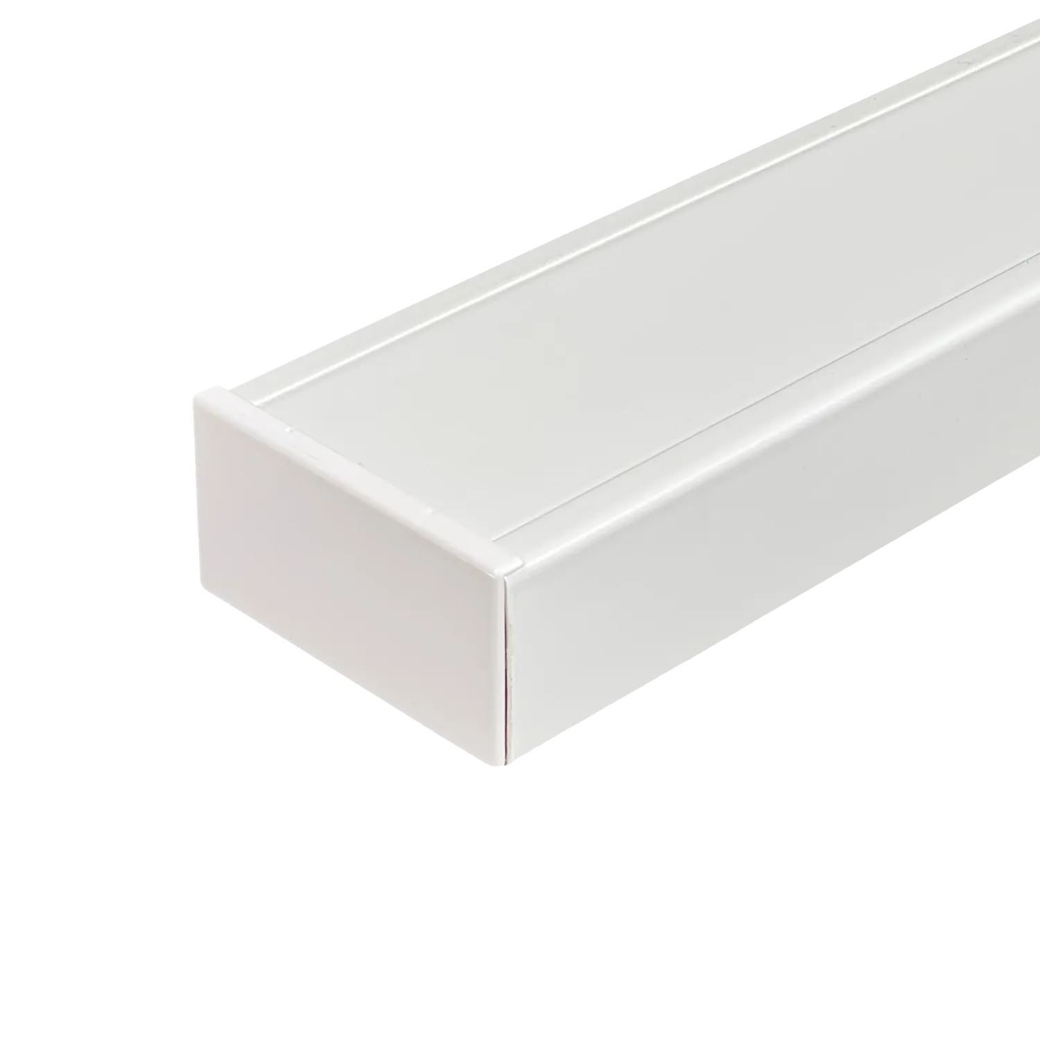 Conector Recto Plano Blanco para Canaleta 100x50mm - LinkChip QN1R 2