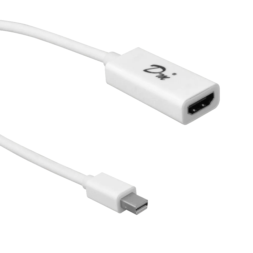 Adaptador HDMI Hembra a Mini DisplayPort Macho, 15cm, 1080p, Compatible Mac 2