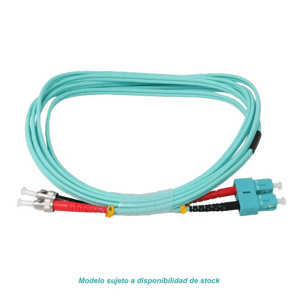 3mt ST-SC OM3 Multimodo MM Duplex Jumper Fibra 50/125um 6