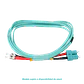 3mt ST-SC OM3 Multimodo MM Duplex Jumper Fibra 50/125um - Miniatura 6