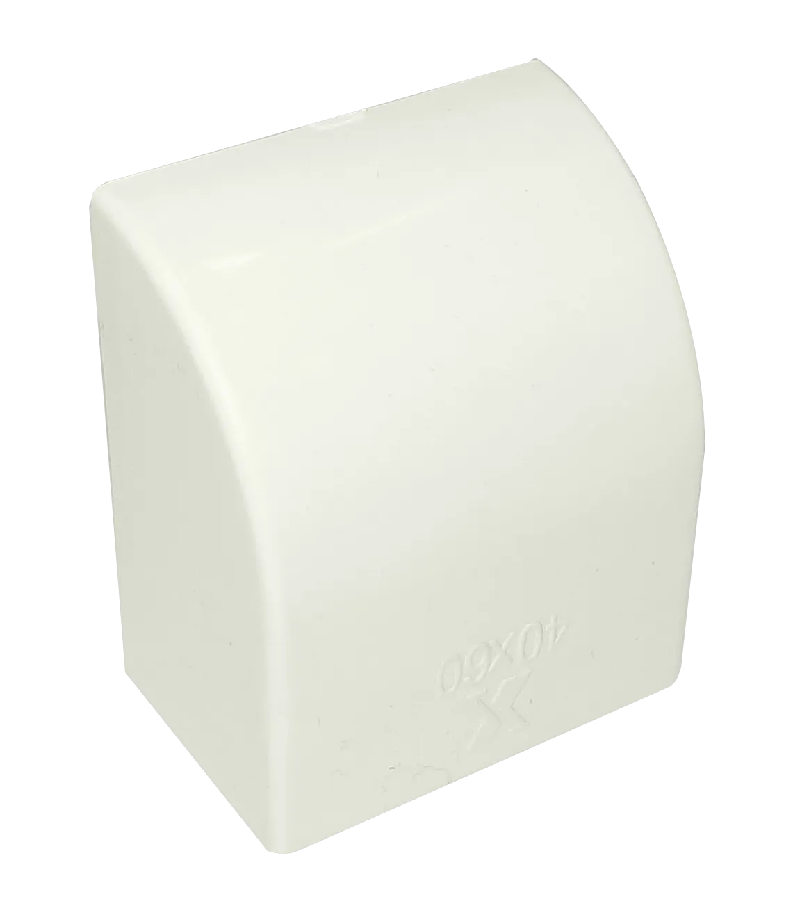 Tapa final LinkChip QN6F 60x40mm blanca para canaleta QN6W 2