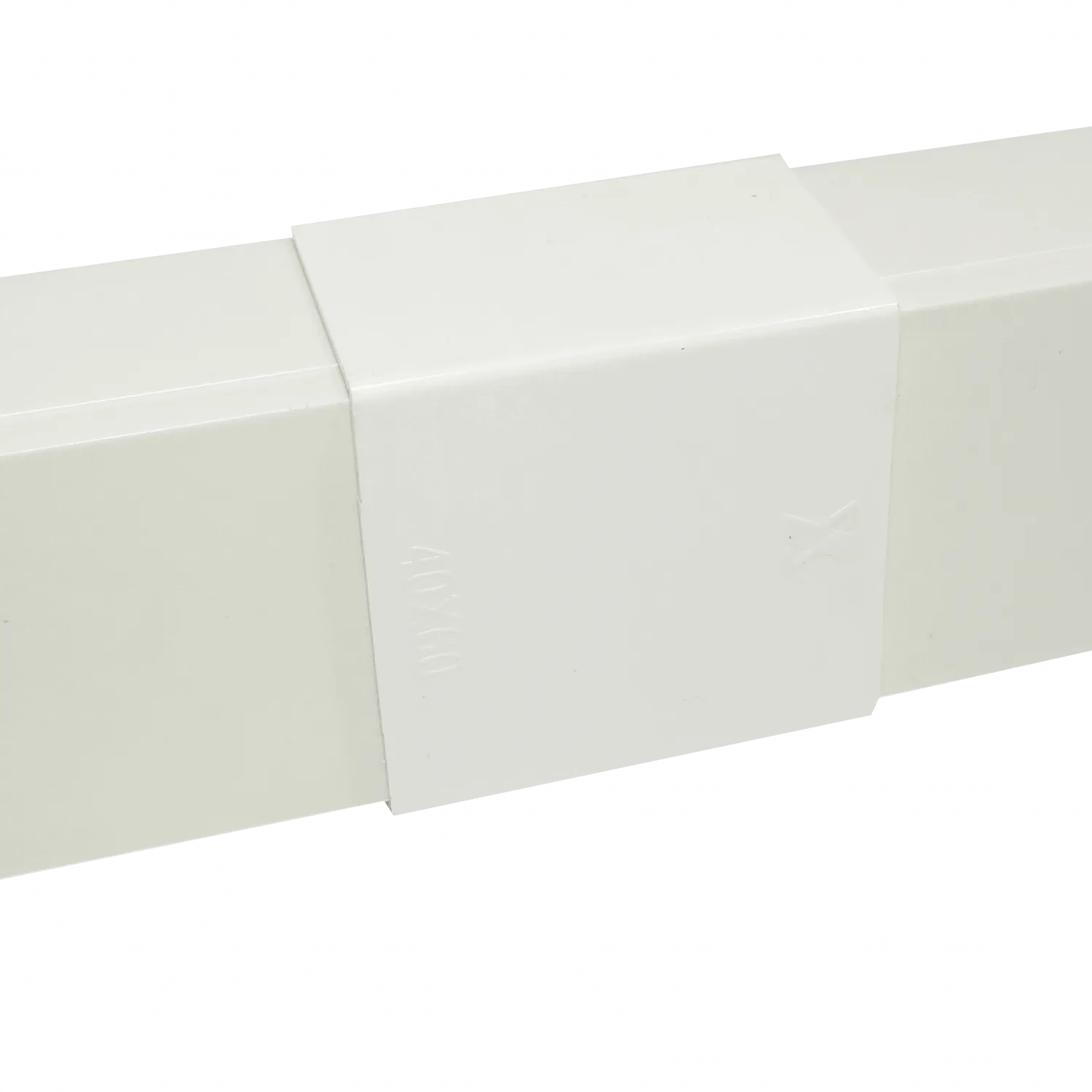 Unión Canal LINKCHIP 60x40mm CCA-6040-U, Blanca, para Canaleta QN6W 2