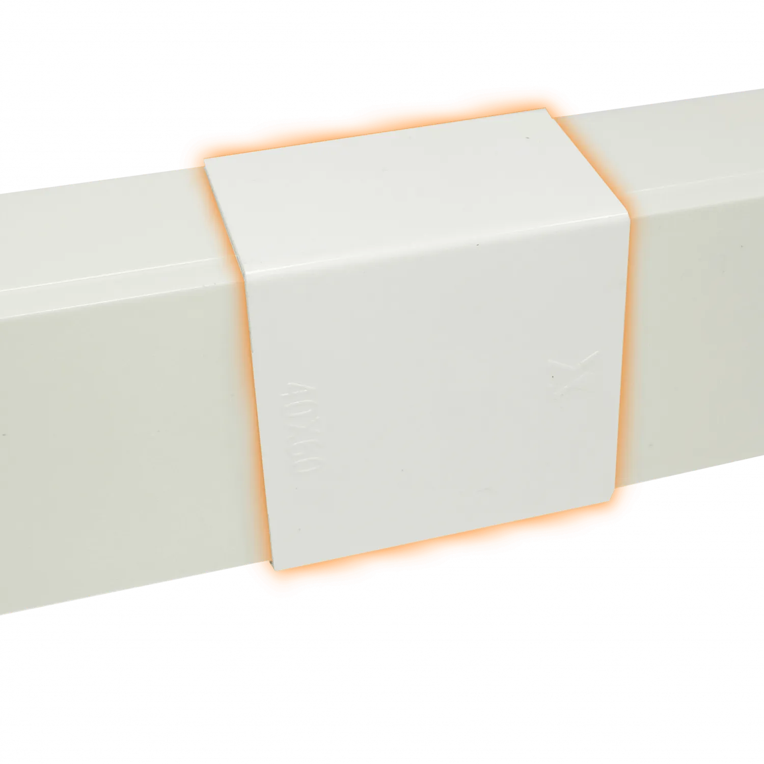 Unión Canal LINKCHIP 60x40mm CCA-6040-U, Blanca, para Canaleta QN6W 4