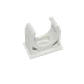 LINKCHIP 20mm Soporte Fijacion Abrazadera p/Tubo PVC Blanco Tornillo - Miniatura 2