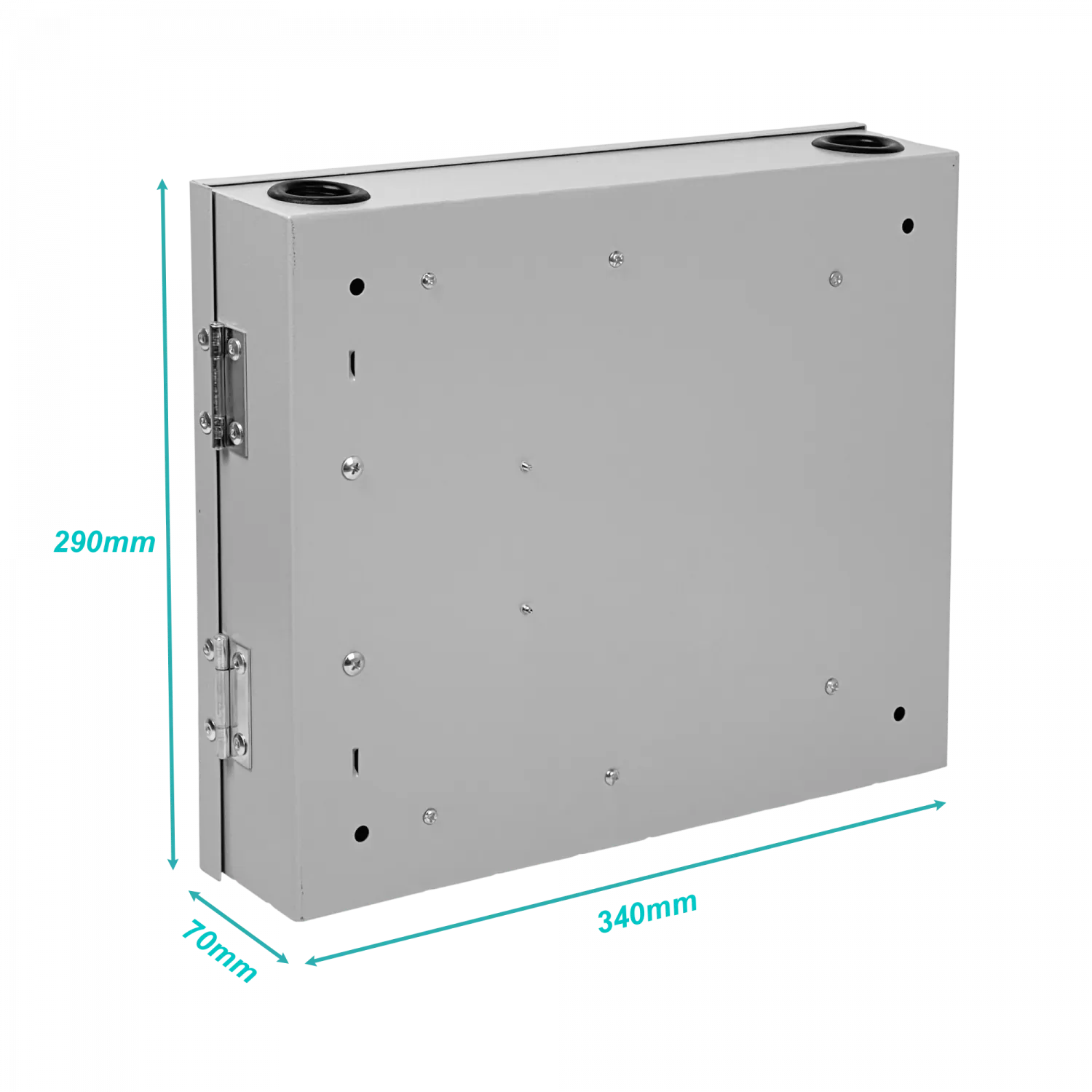 Caja de Distribución Mural para 48 Fibras Ópticas con Llave - CFM48CL 3