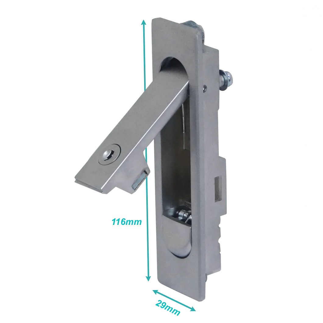 Cerradura Pivote LINKMADE FRONTLOCK con 2 Llaves para Rack Piso RK42 2