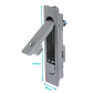 Cerradura Pivote LINKMADE FRONTLOCK con 2 Llaves para Rack Piso RK42 - Miniatura 2