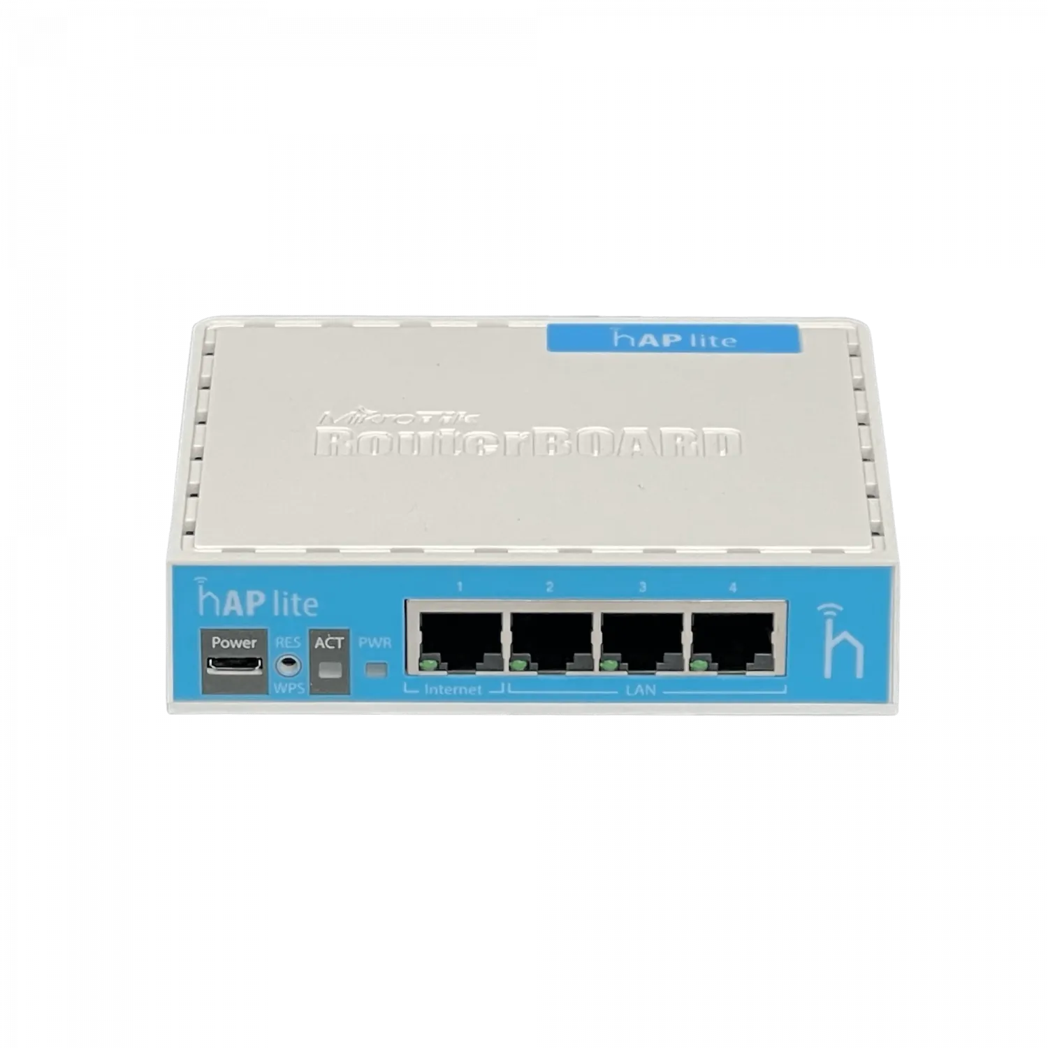 Router Inalámbrico MikroTik hAP lite TC - 4 Puertos Fast Ethernet, Wi-Fi 2.4GHz, CPU 650MHz 7