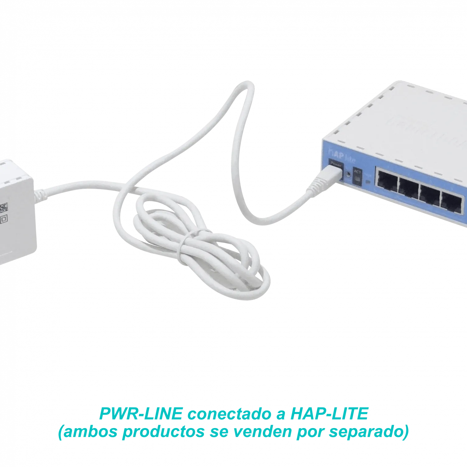 Router Inalámbrico MikroTik hAP lite TC - 4 Puertos Fast Ethernet, Wi-Fi 2.4GHz, CPU 650MHz 8