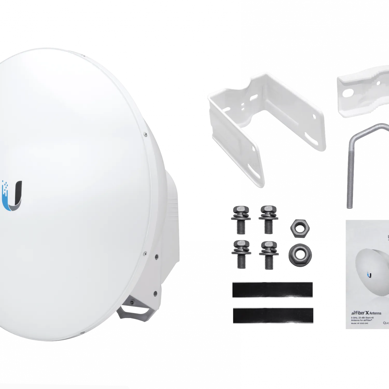 UBIQUITI Slant-45º Antena c/Radome 23dBi 5Ghz 2-RPSMA req-Rocket/AF-5X 7