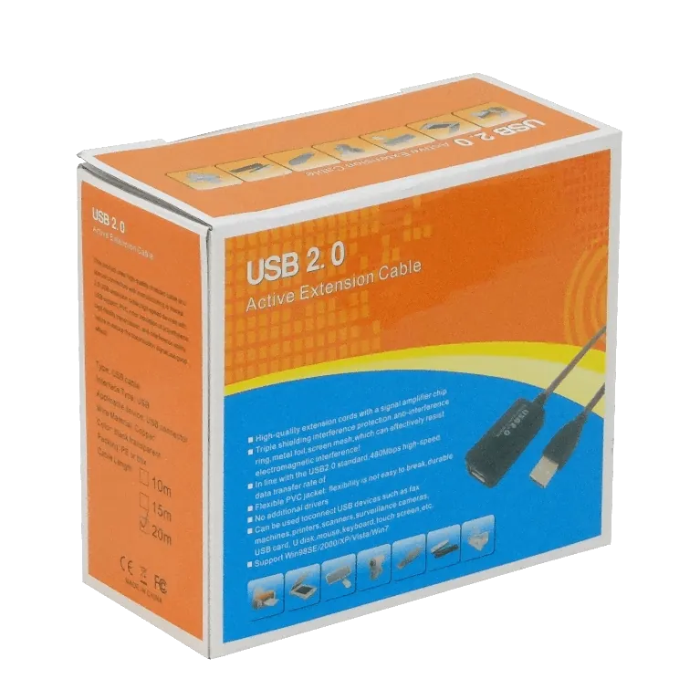 Cable USB2.0 20mt Activo A-M A-H no-req-Fuente 2