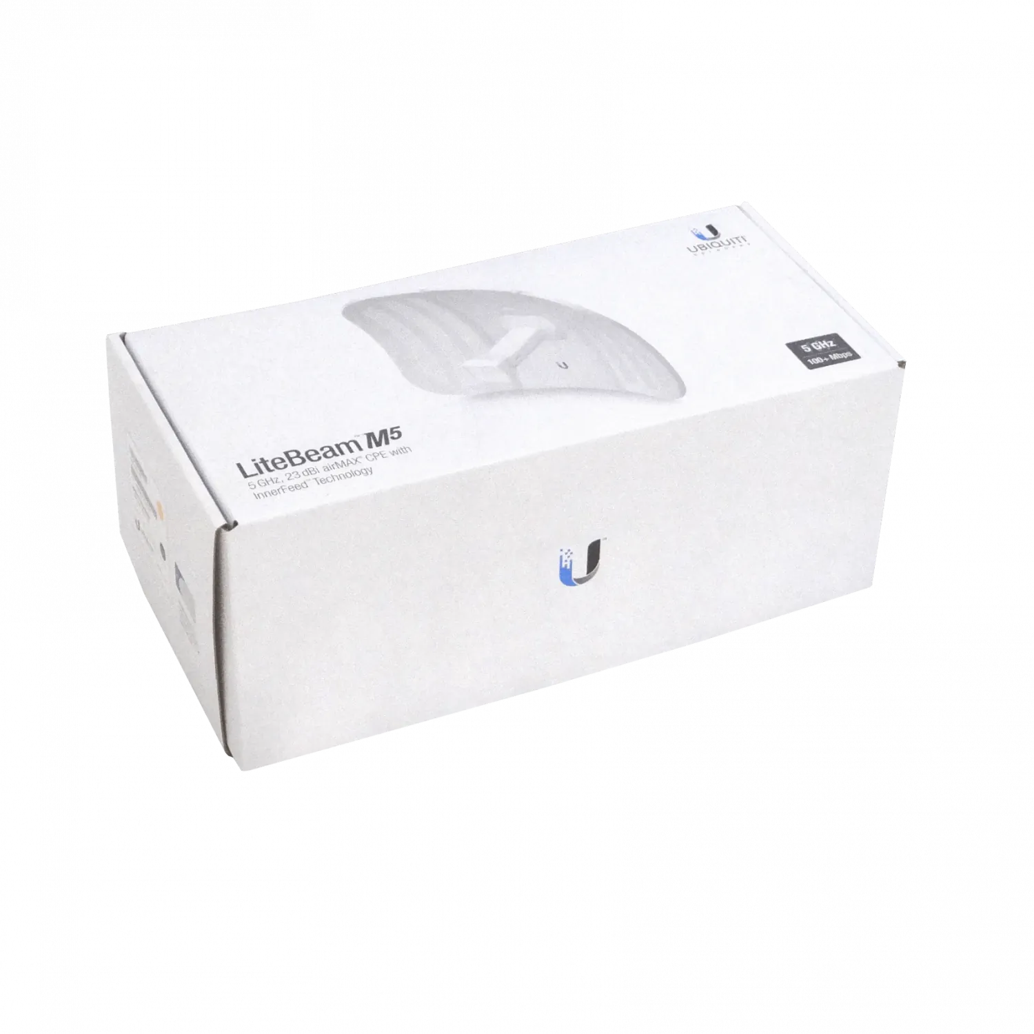 UBIQUITI LiteBeam-M5 23dbi 25dBm inc-PoE25V-5W 1-100 1x1-SiSo AirMaxM5 3
