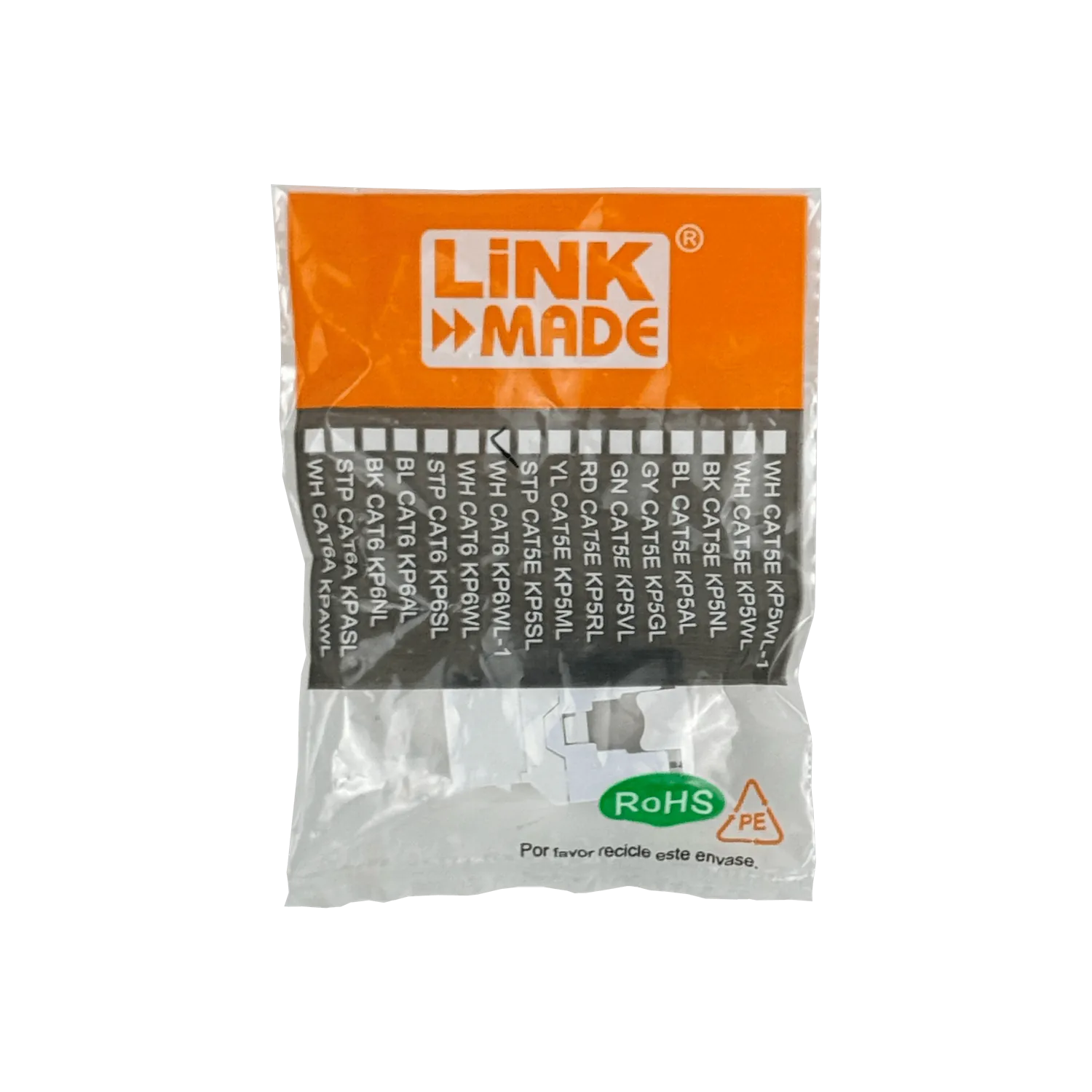 Conector Hembra RJ45 KP6WL Cat6, Alta Durabilidad 2