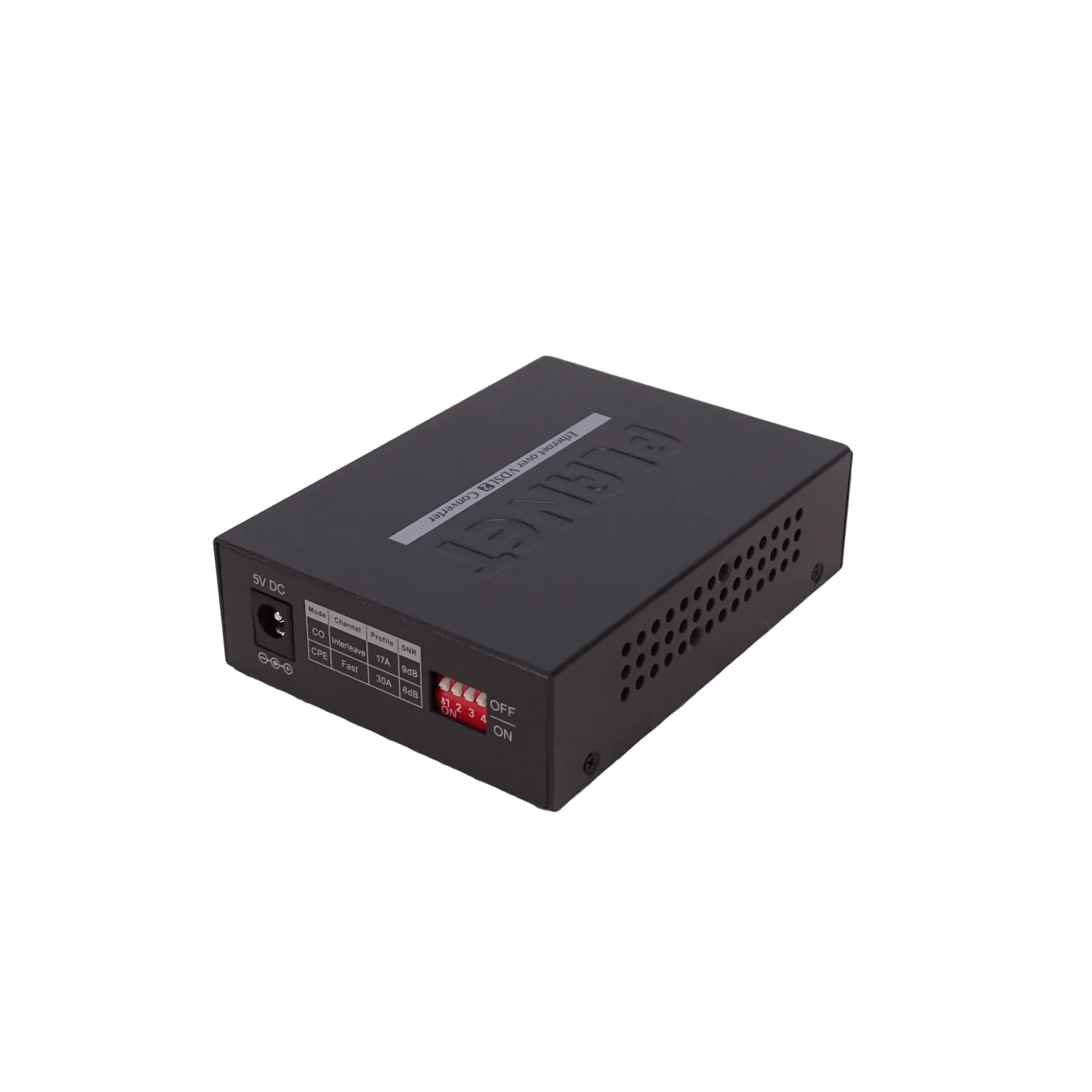 PLANET 1-100-RJ45 1-RJ11 ETHERNET OVER VDSL 1,4KM MASTER/SLAVE 4-DIP 4