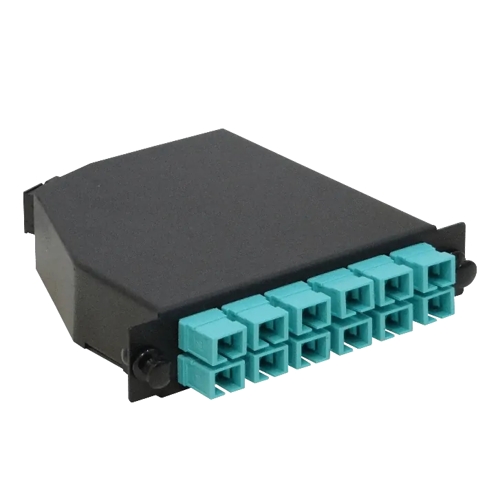 Cassette de Fibra Óptica Pre-conectorizado OM3 12-SC a 1-MPO/M para Panel 1U - CASCOM3 3