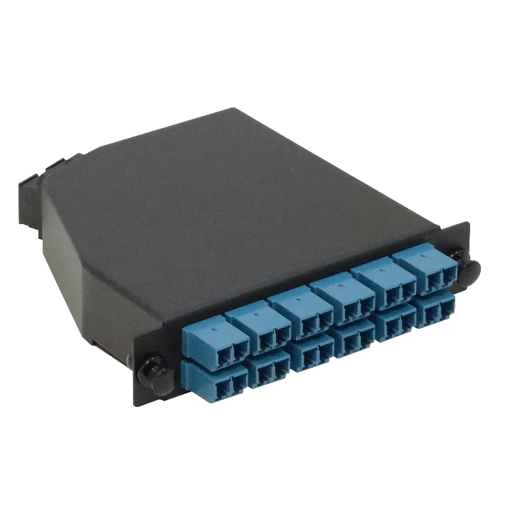 Cassette de Fibra Óptica Pre-conectorizado SM 24-LC a 2-MPO/M para Panel 1U - CALCSM 3