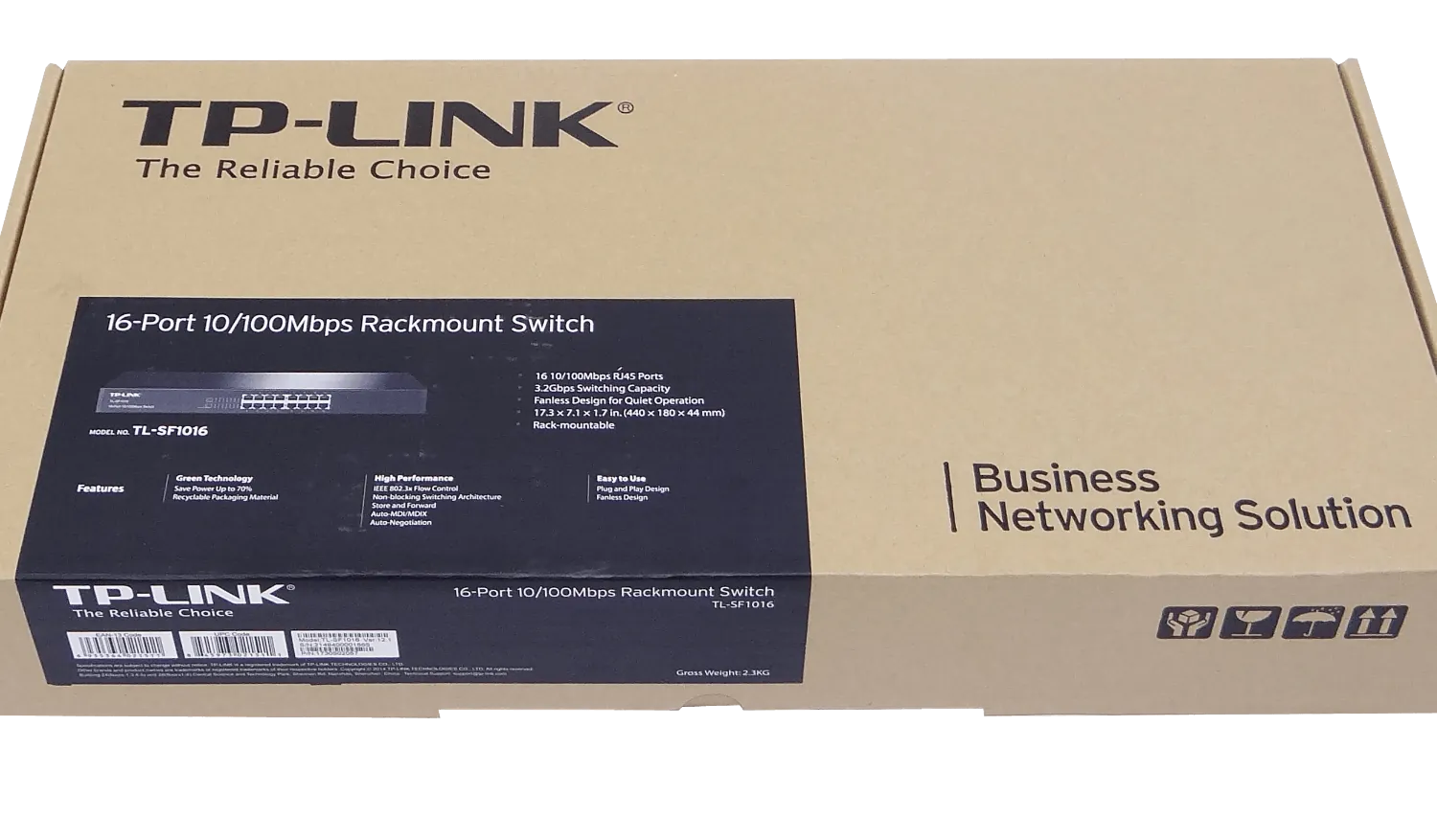 Switch TP-LINK TL-SF1016 16 Puertos 10/100Mbps, Montaje en Rack, Auto MDI/MDIX, Plug&Play, No Admini 2