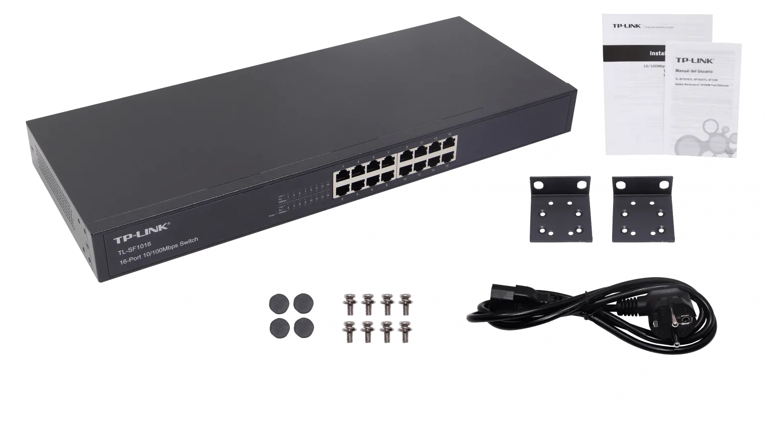 Switch TP-LINK TL-SF1016 16 Puertos 10/100Mbps, Montaje en Rack, Auto MDI/MDIX, Plug&Play, No Admini 3