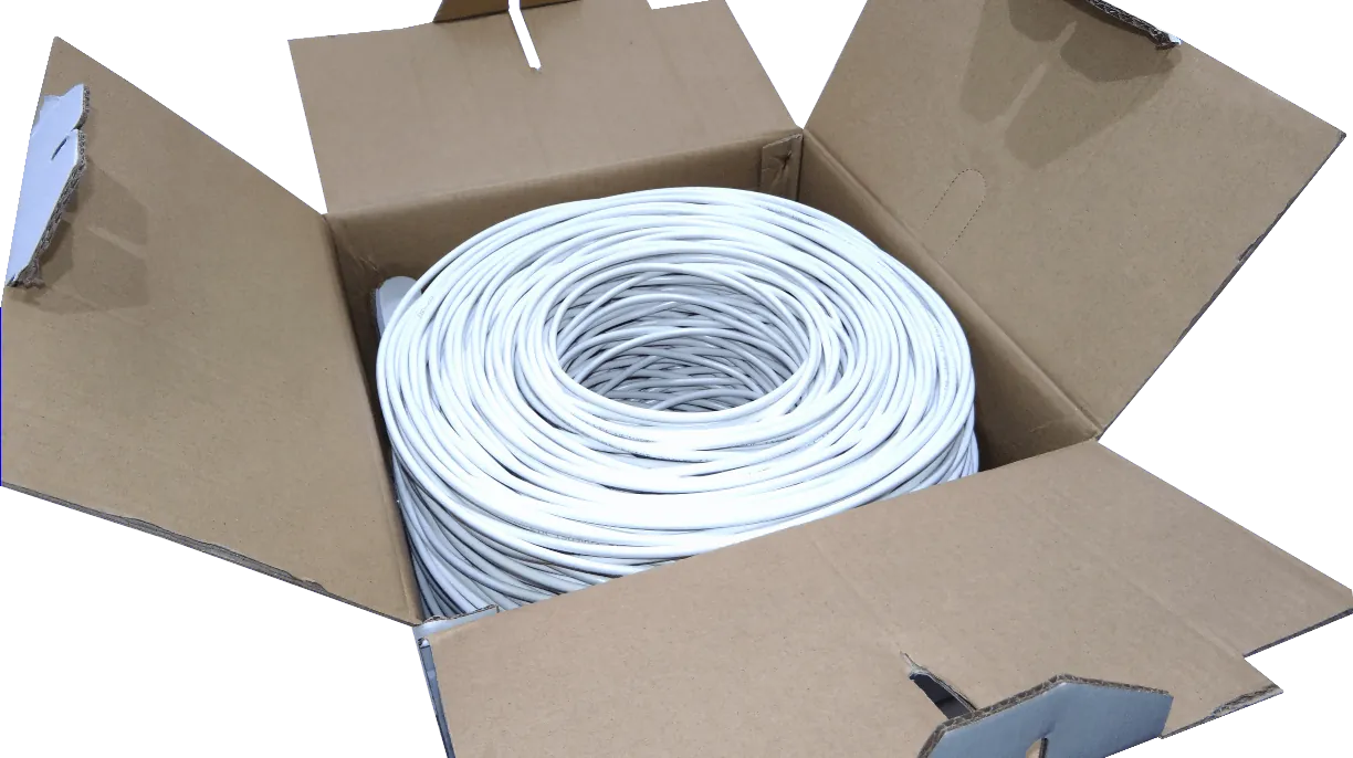 Cable F/UTP LINKCHIP Blanco Exterior AWG25/0.45mm CCA 305mt Aleación 3