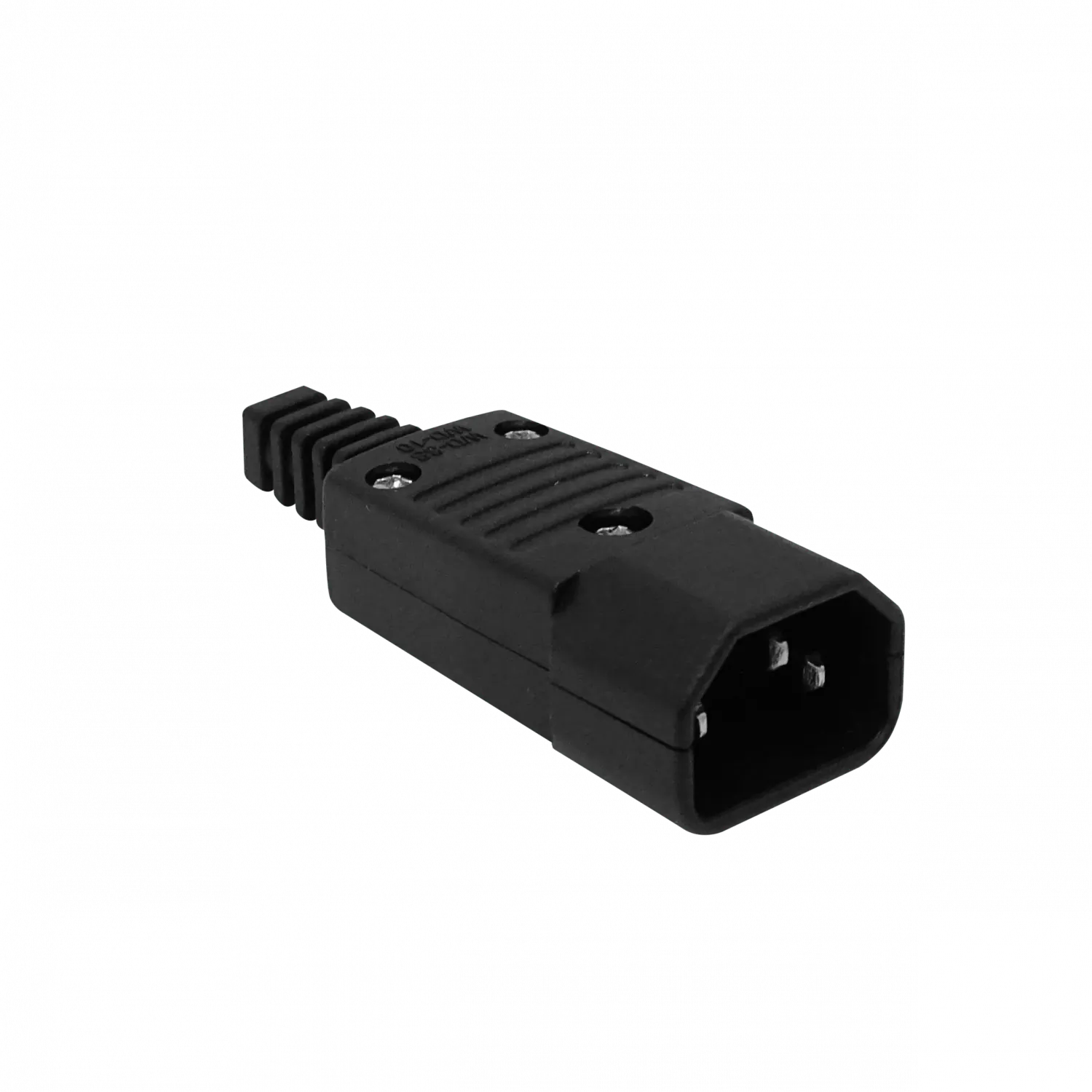 Enchufe Macho C14 Volante Computacion 10A Negro 3