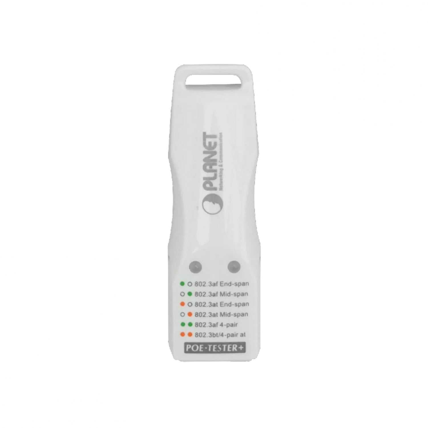 PLANET Probador Tester PoE++ af/at Indicador MID-SPAN END-SPAN 1-RJ45 2