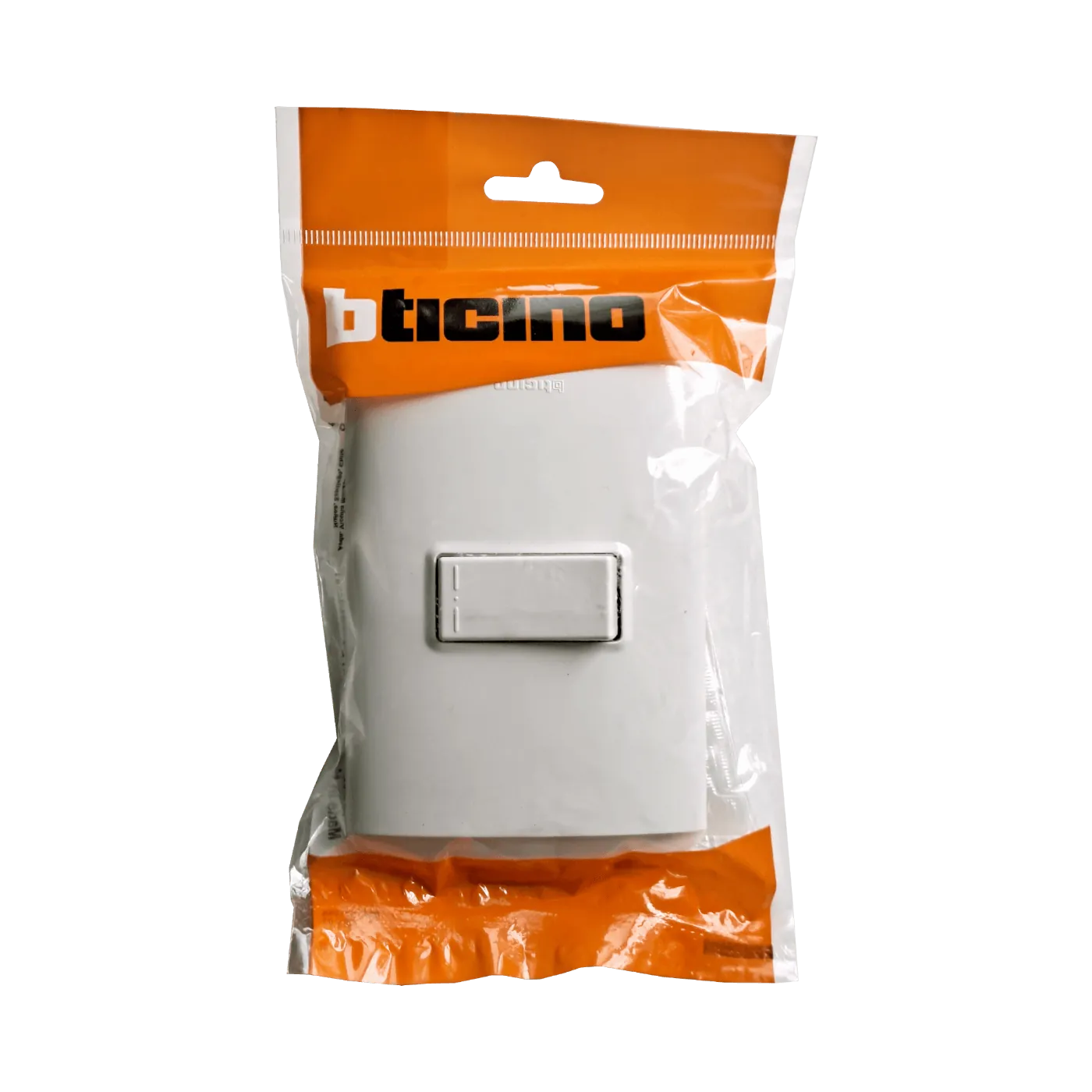 BTICINO MODUS 1-INTERRUPTOR-10A UNIPOLAR-912 C/BASE/TAPA BLANCA ARMADO 3