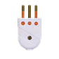 KALOP 2P+T Blanco 10A SEC-60477 Enchufe Macho Volante c/Tierra KL44404 - Miniatura 4