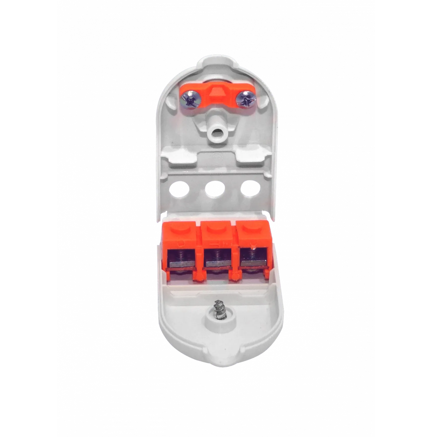 KALOP 2P+T Blanco 10A SEC-60477 Enchufe Macho Volante c/Tierra KL44404 3