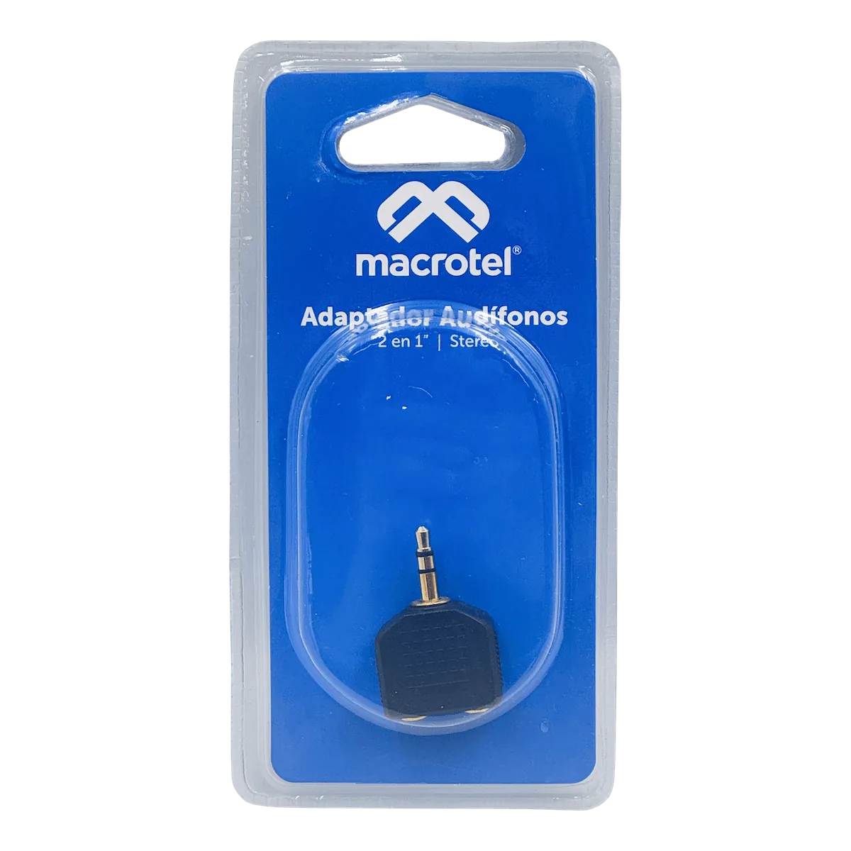 Adaptador Para Auriculares Macrotel, 2x1 3.5mm Hembra, 1 3.5mm Macho 3