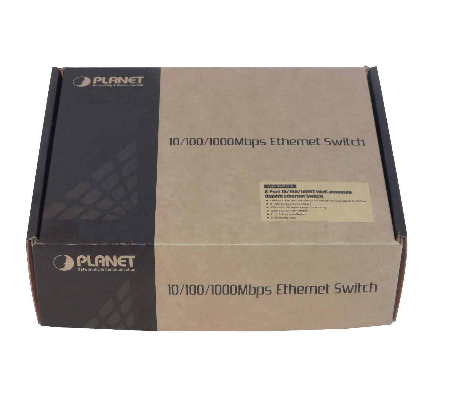 PLANET 8-1000 Switch Industrial no-Admin Plano/DIN req/12-48VDC IP30 7