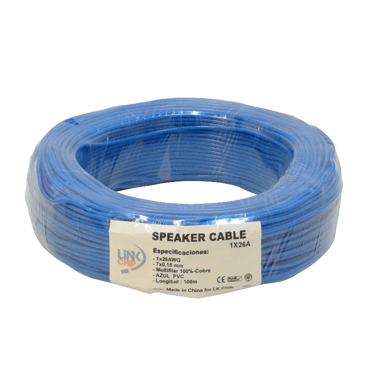 Cable Conductor Azul 1x26AWG Cobre 0,13mm² Aislado PVC 100m 2