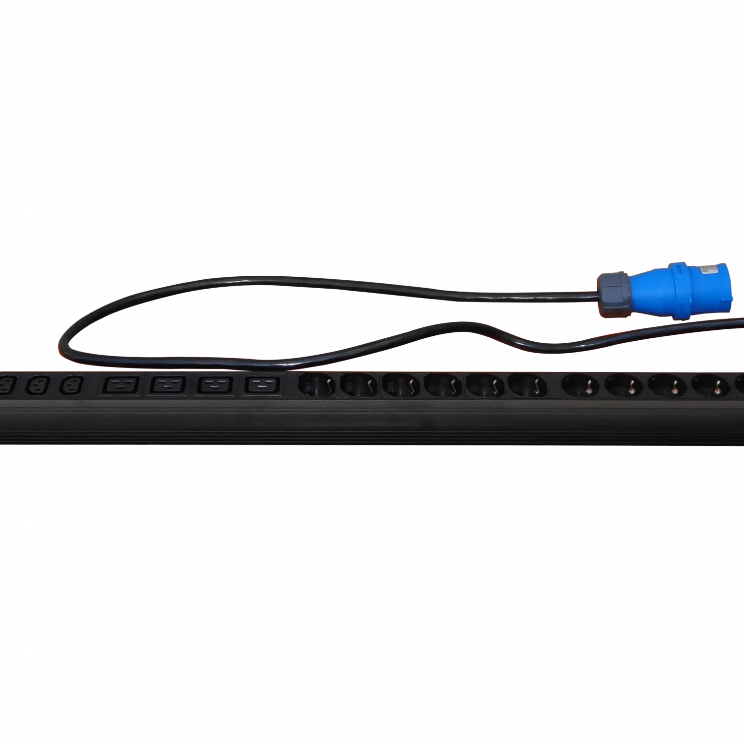 PDU Vertical 32 A LK 12 C13 4 C19 6 Schuko Volt-Amp Auto-térmico 2