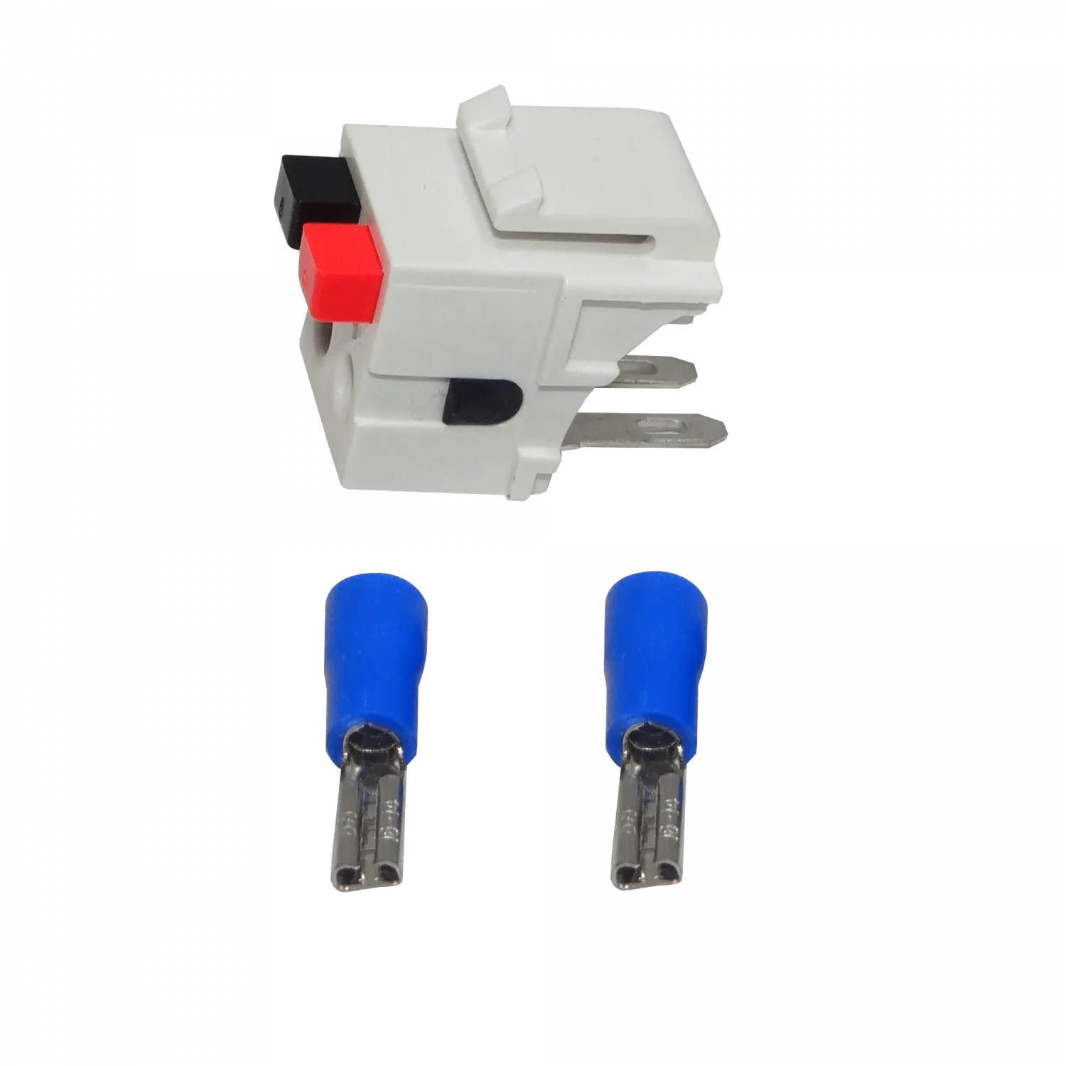 ICC Keystone 2-pin Parlante Rojo-Negro max-AWG16 UL 2
