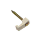KALOP 100-UN Nº5 Blanca 1,6x4,5mm Clavo-14x1,8mm Zincado Sujeta-Cable - Miniatura 3