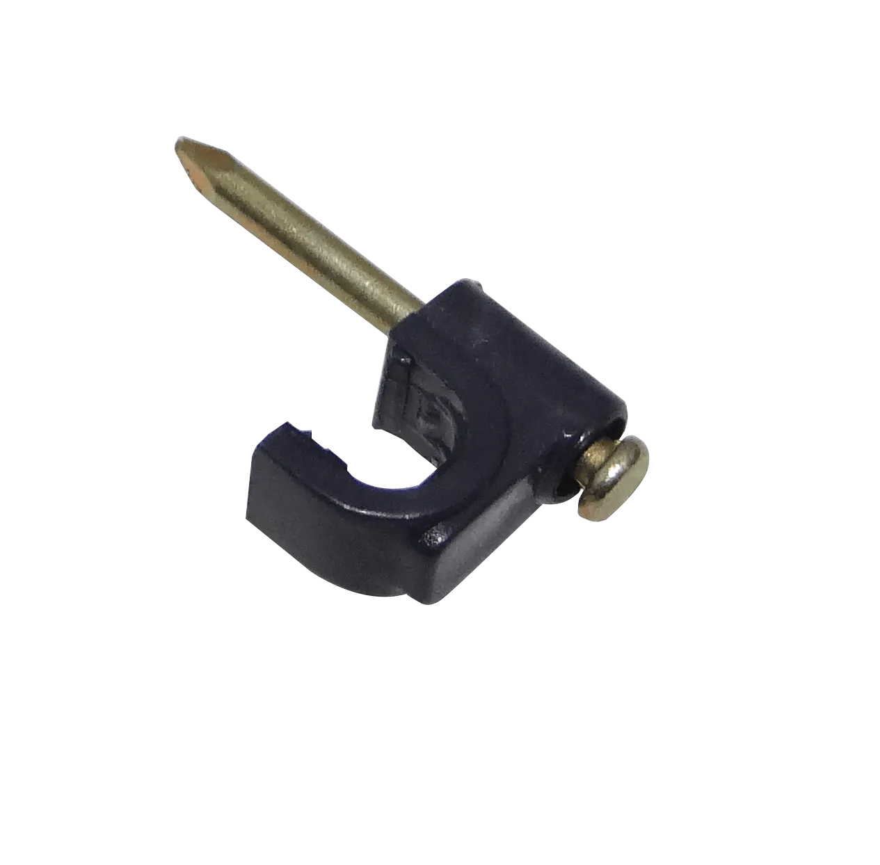 KALOP 50-UN C6 Negra 6x6mm Clavo-15x2mm Zincado Sujeta-Cable Coaxial 2
