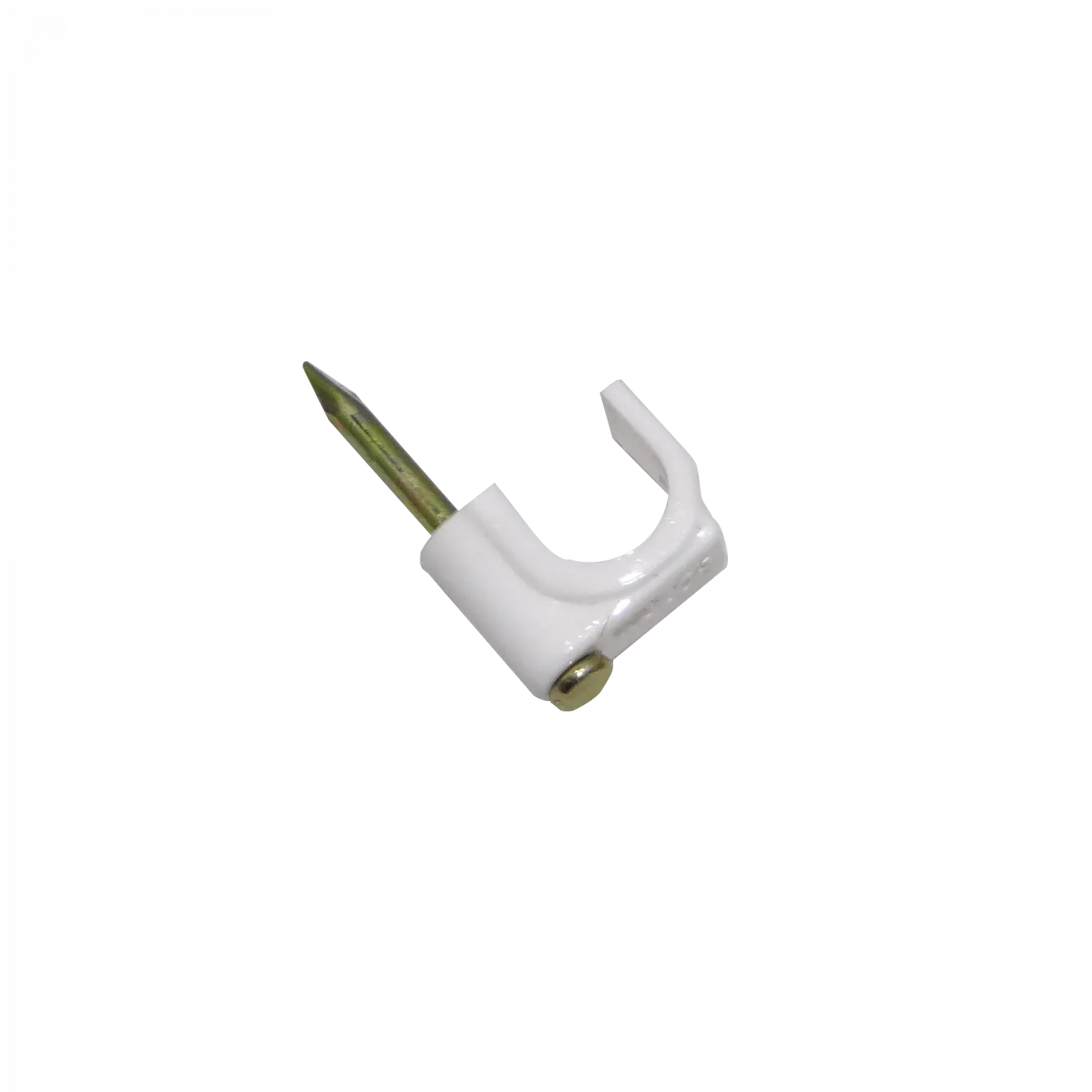 KALOP 50-UN C8 Blanca 8x8mm Clavo-12x2mm Zincado Sujeta-Cable Coaxial 3