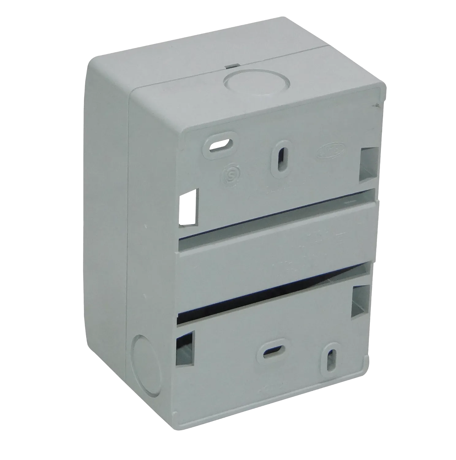 KALOP s/Tapa 54mm-Ancho 46mm-Alto Caja Plastica p/Automaticos Riel Din 3