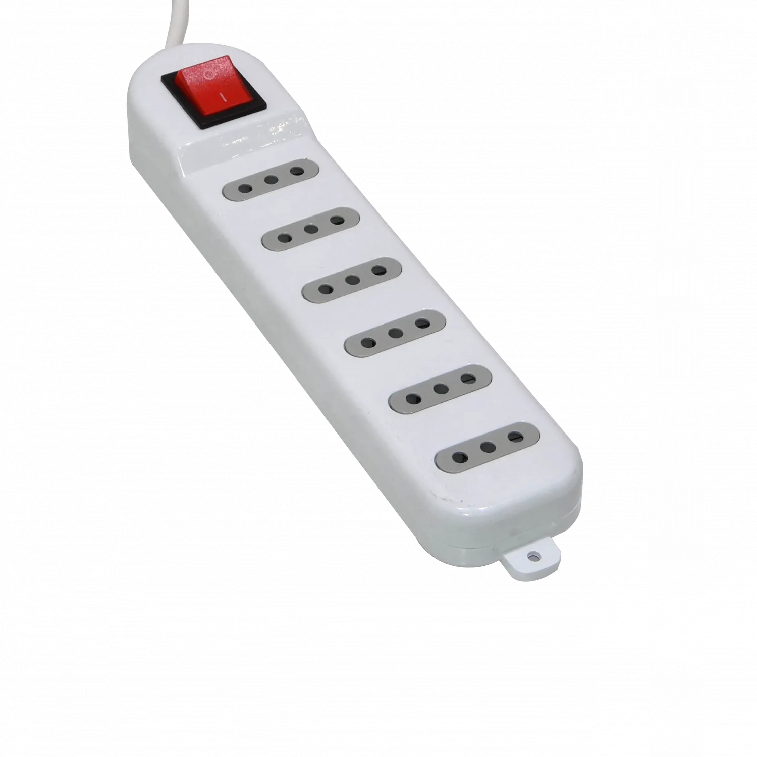 KALOP 5mt 6-IH Alargador Blanco 10A Zapatilla Piloto-Interrupt KL50234 3