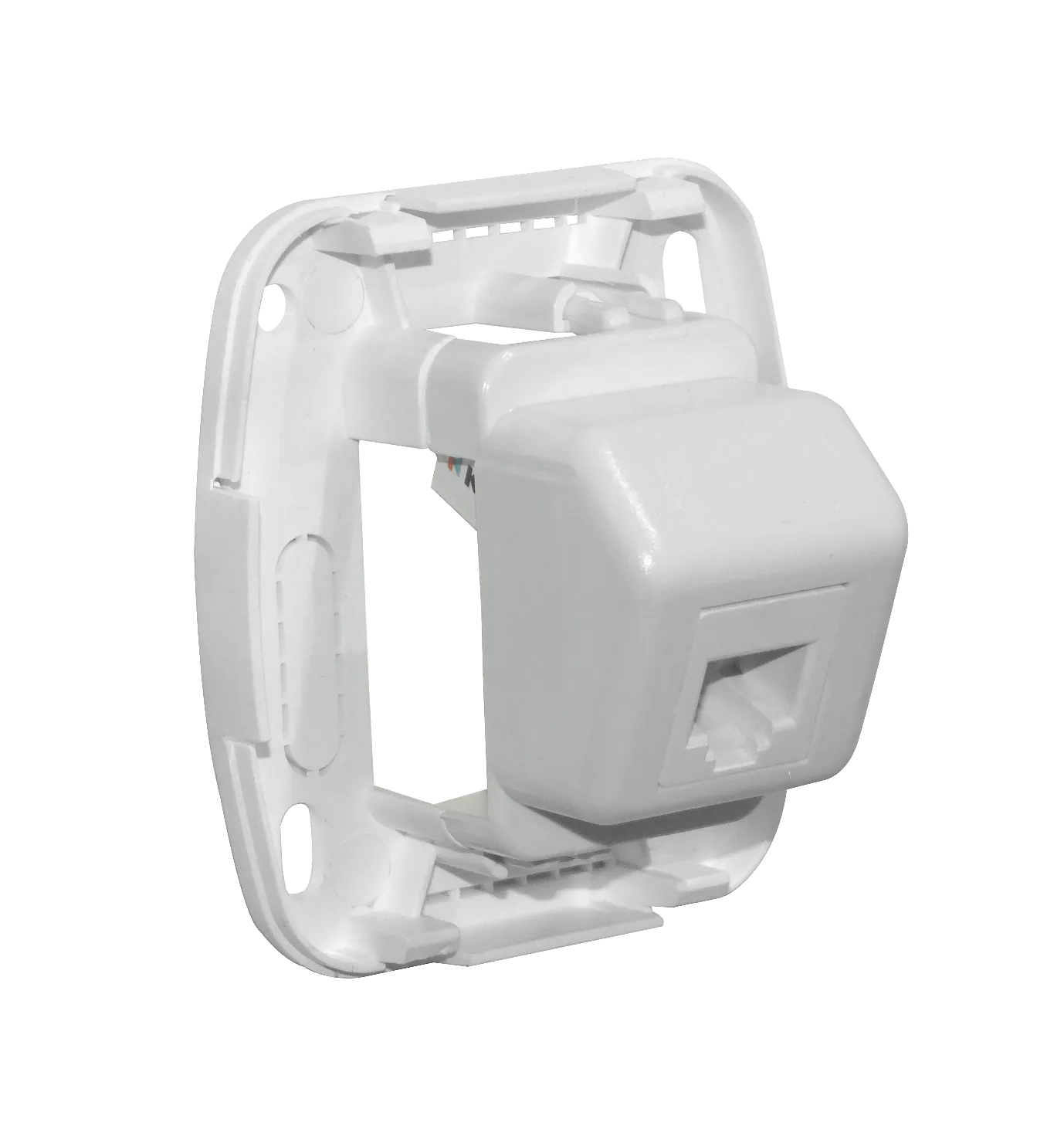 KALOP Roseta RJ11/RJ14 6P4C Telefono Sobrepuesta Tekna Blanca KS39656 5