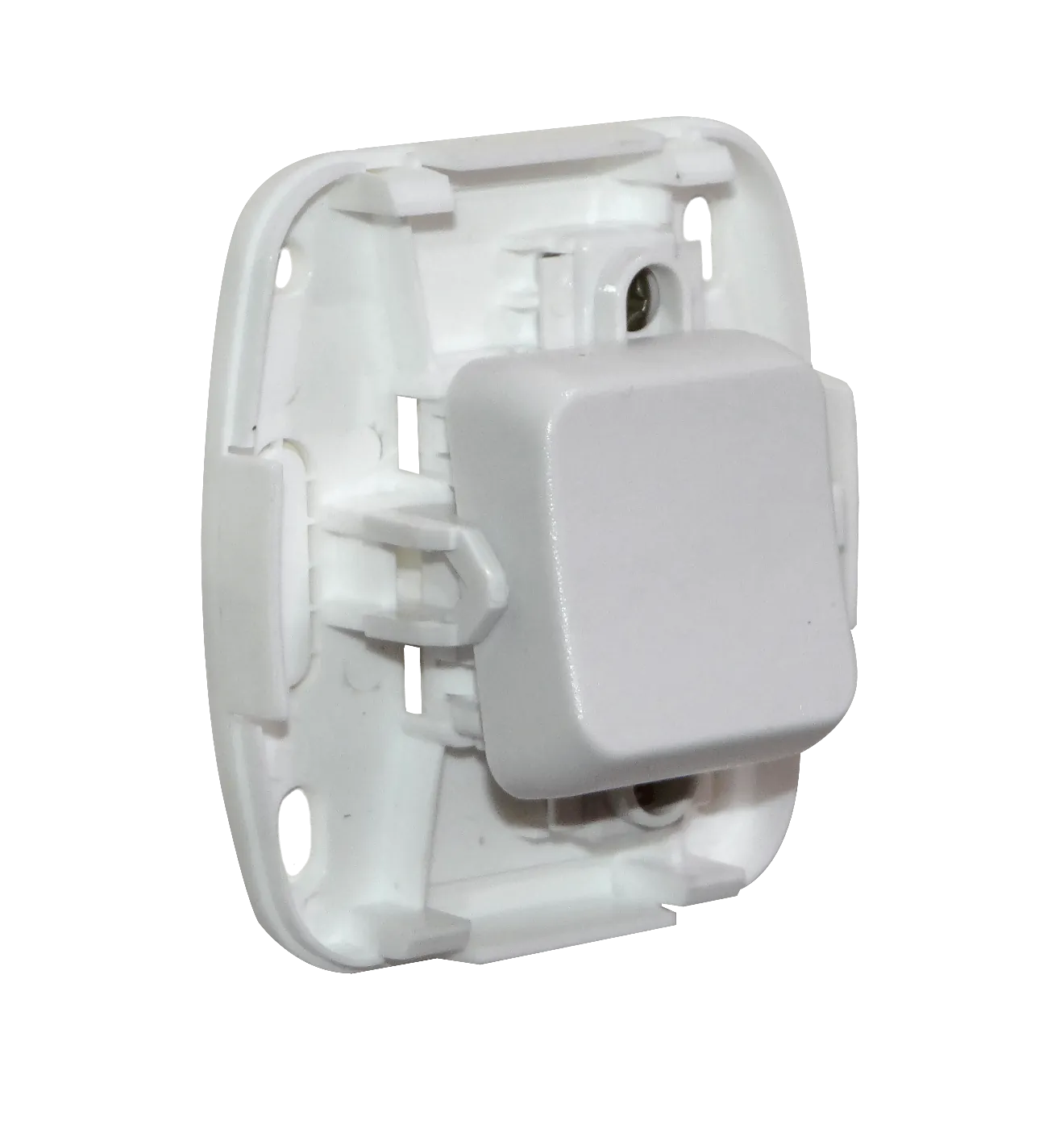KALOP 9/24 Boton Switch Sobrepuesto Blanco Tekna KS39658 2
