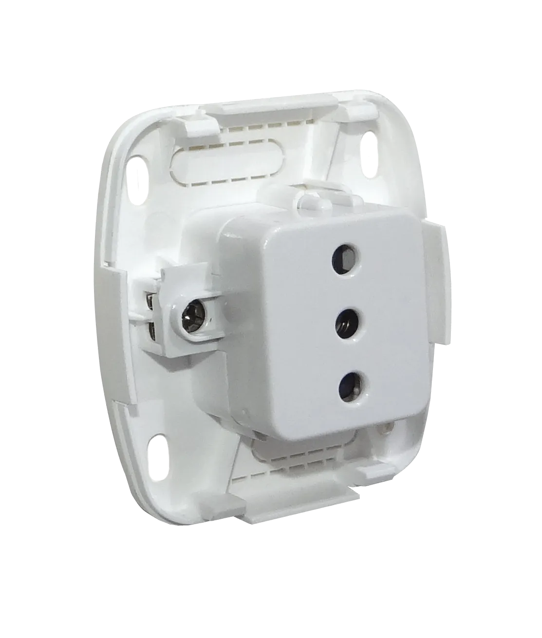 KALOP 1-Enchufe Sobrepuesto Blanco con-Tierra Tekna KS39672 2