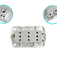 Enchufe de Pared KALOP 3 Tomacorrientes Sobrepuesto Blanco con Tierra Tekna KS39673 - Miniatura 3