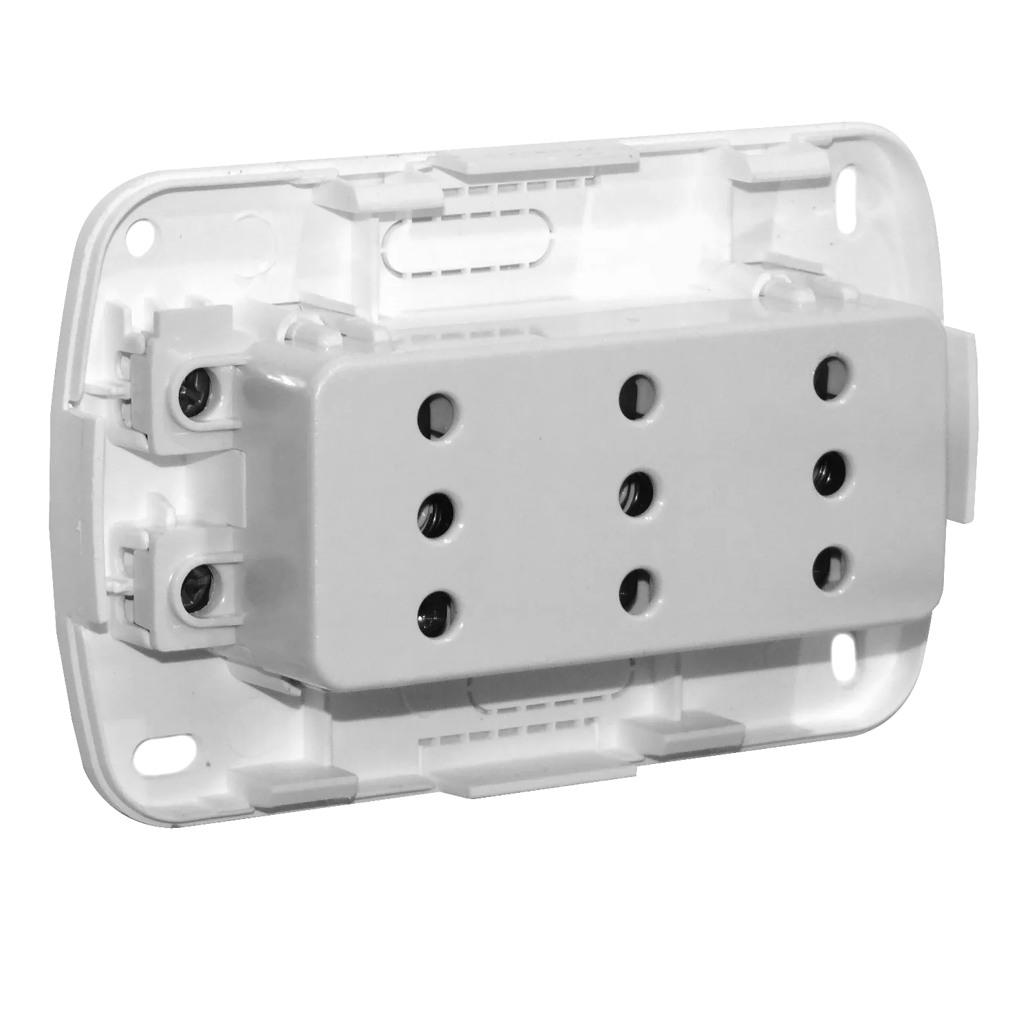 Enchufe de Pared KALOP 3 Tomacorrientes Sobrepuesto Blanco con Tierra Tekna KS39673 4