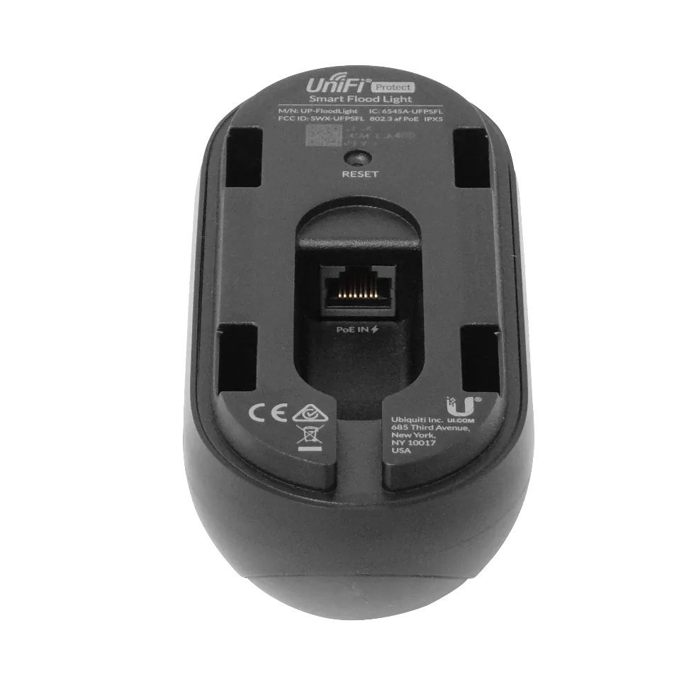 Reflector LED Inteligente en Color Negro, para Redes UniFi, Ubiquiti UP-FloodLight 6