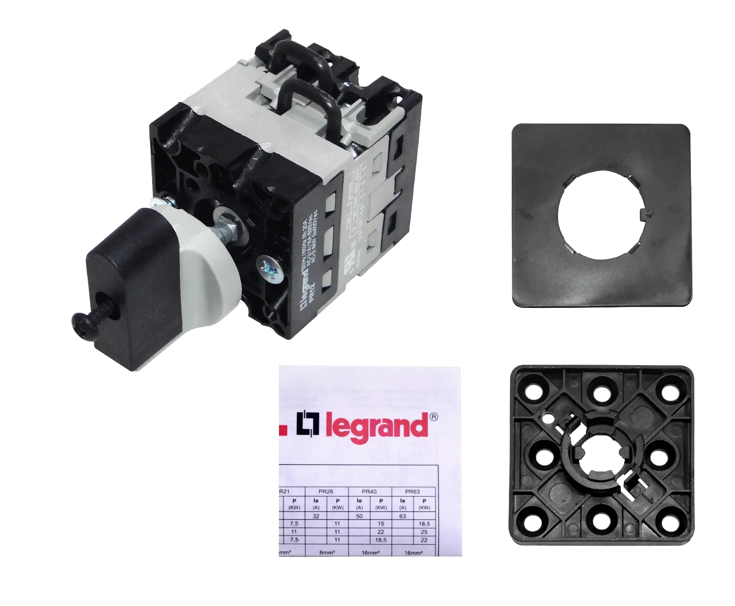 LEGRAND Conmutador de Fase Interruptor 1-0-2 16A 500V 3-pos 5